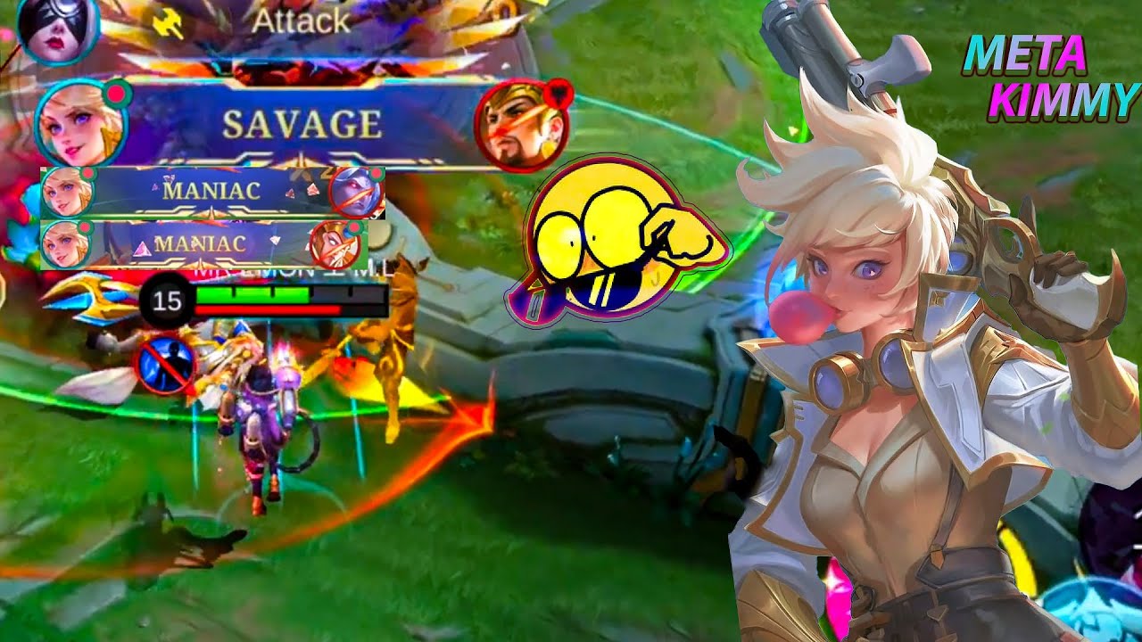 kimmy is a excellent meta in gold lane ''kimmy gameplay !
