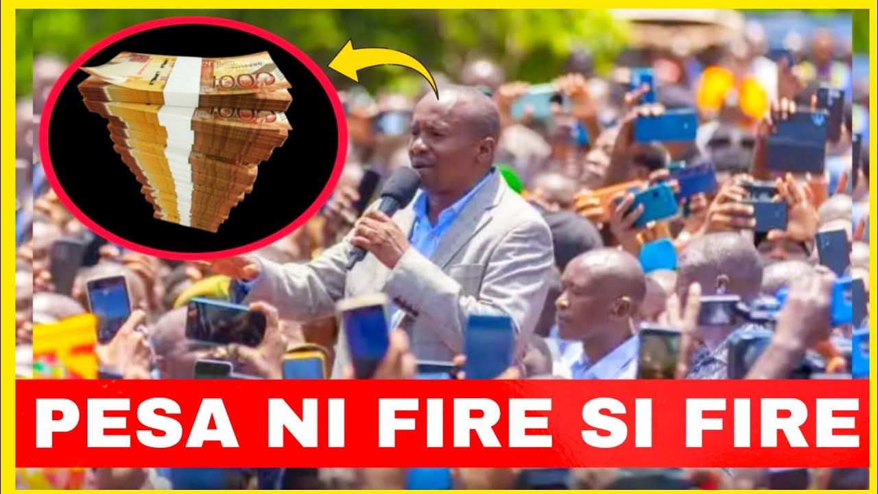 PESA NI FIRE SI FIRE!!DP KINDIKI TO NAIROBI GENZS 