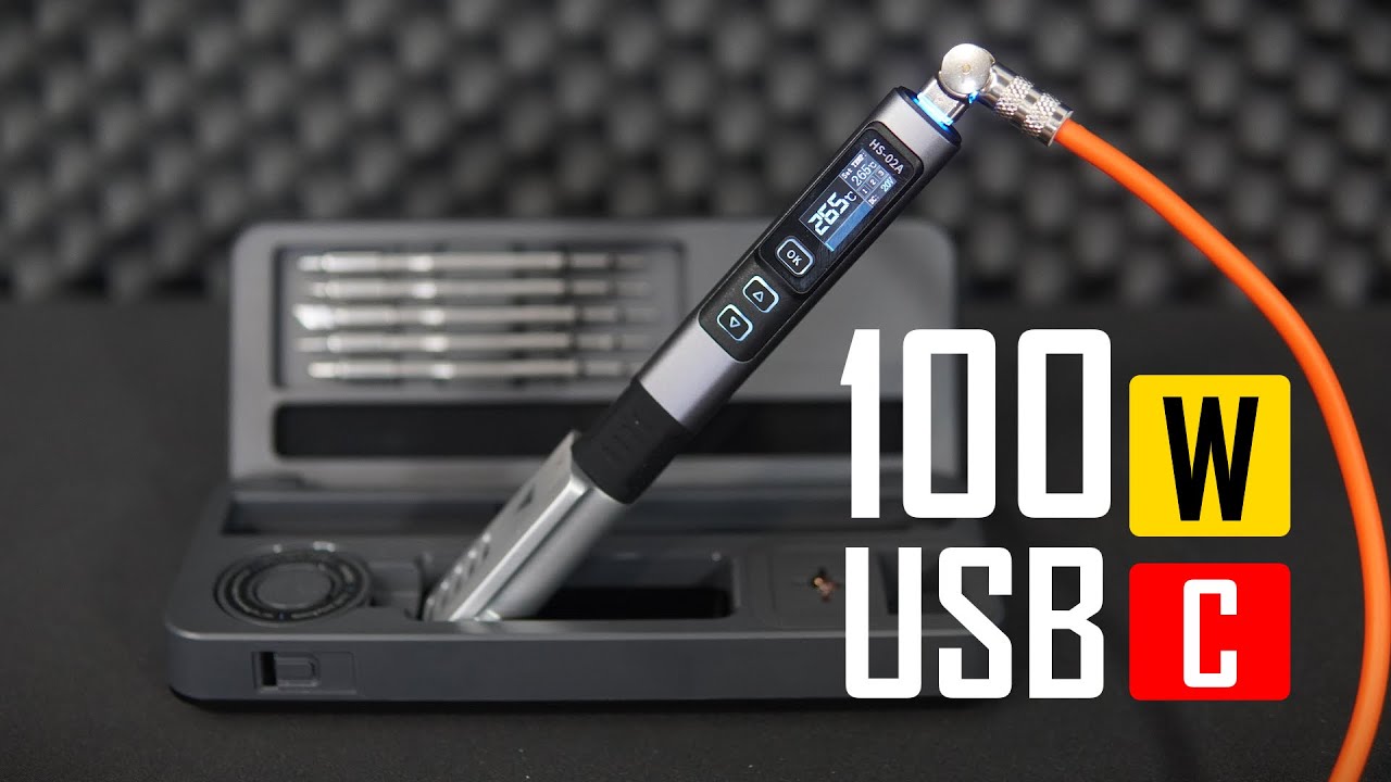 FNIRSI HS-02A Review & Testing | 100W USB-C Smart Soldering Iron