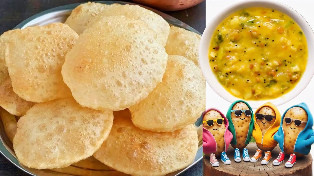 😋చేసే ప్రతీపూరి పొంగాలన్నా పూరికూర హోటల్ రుచి రావాలన్నా ఇదే సీక్రెట్ రెసిపీ👌Poori Recipe Poori Curry