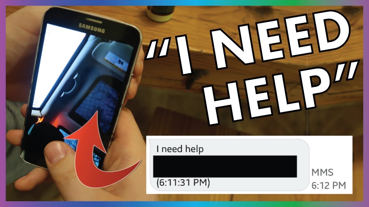 He Received These Alarming Text Messages (W/Pics)