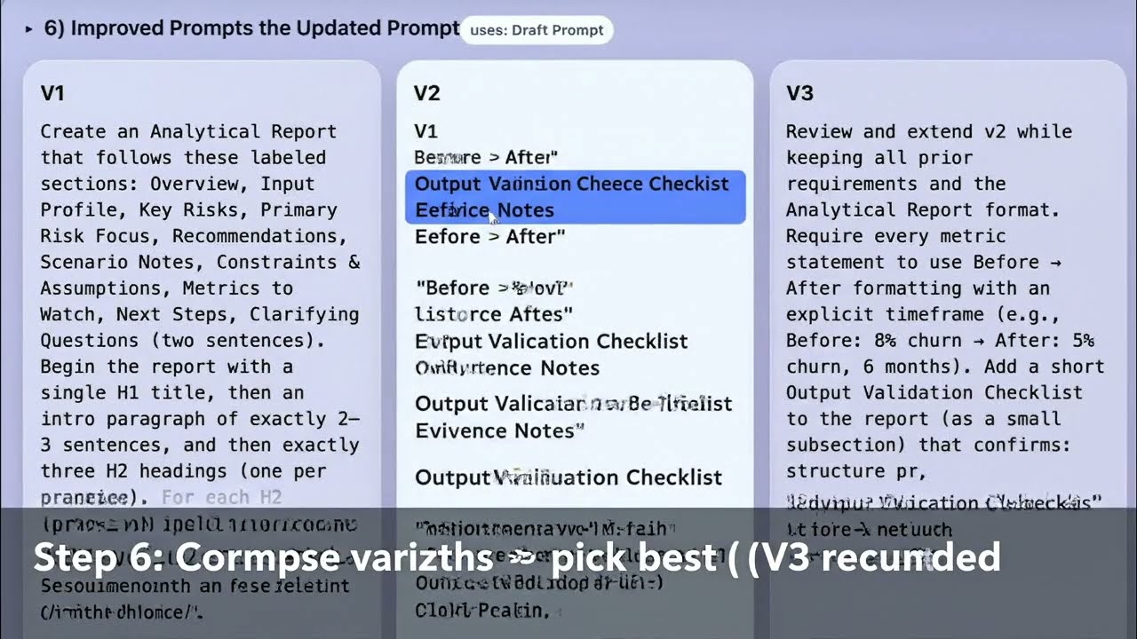 Stop Guessing Prompts   Engineer, Validate & Deploy with an 8 Step System