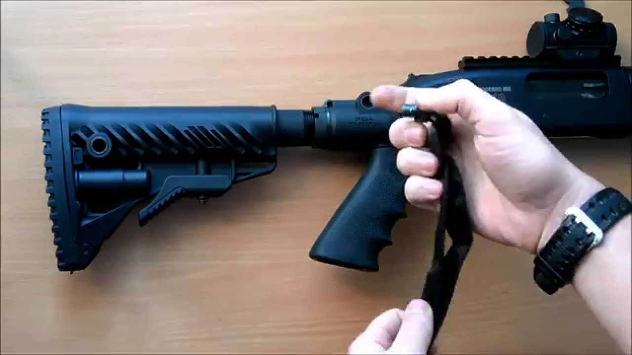 Телескопический приклад для ружья на базе адаптера Mesa Tactical