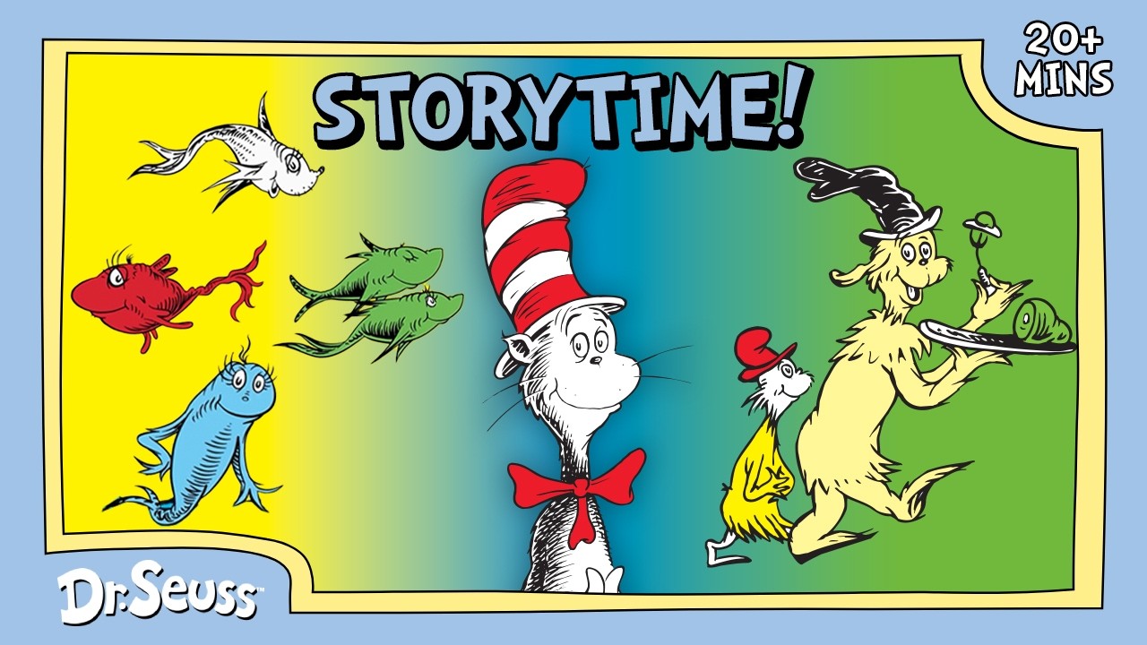 Three Dr. Seuss Storytime Adventures! ⏰📚 | Official Animated Read Along | 25+ Mins | Dr. Seuss