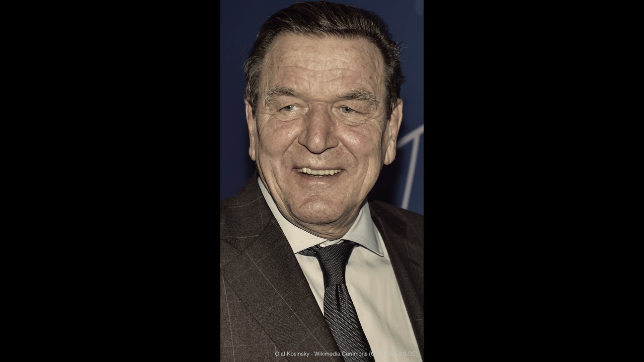 Gerhard Schr&ouml;der o sojuszu z Moskwą #shorts