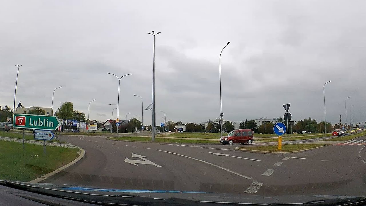 ⚠️Rondo na Hrubieszowskiej - ze zmianą pasa na rondzie czy bez?🚗Nauka jazdy w Zamościu