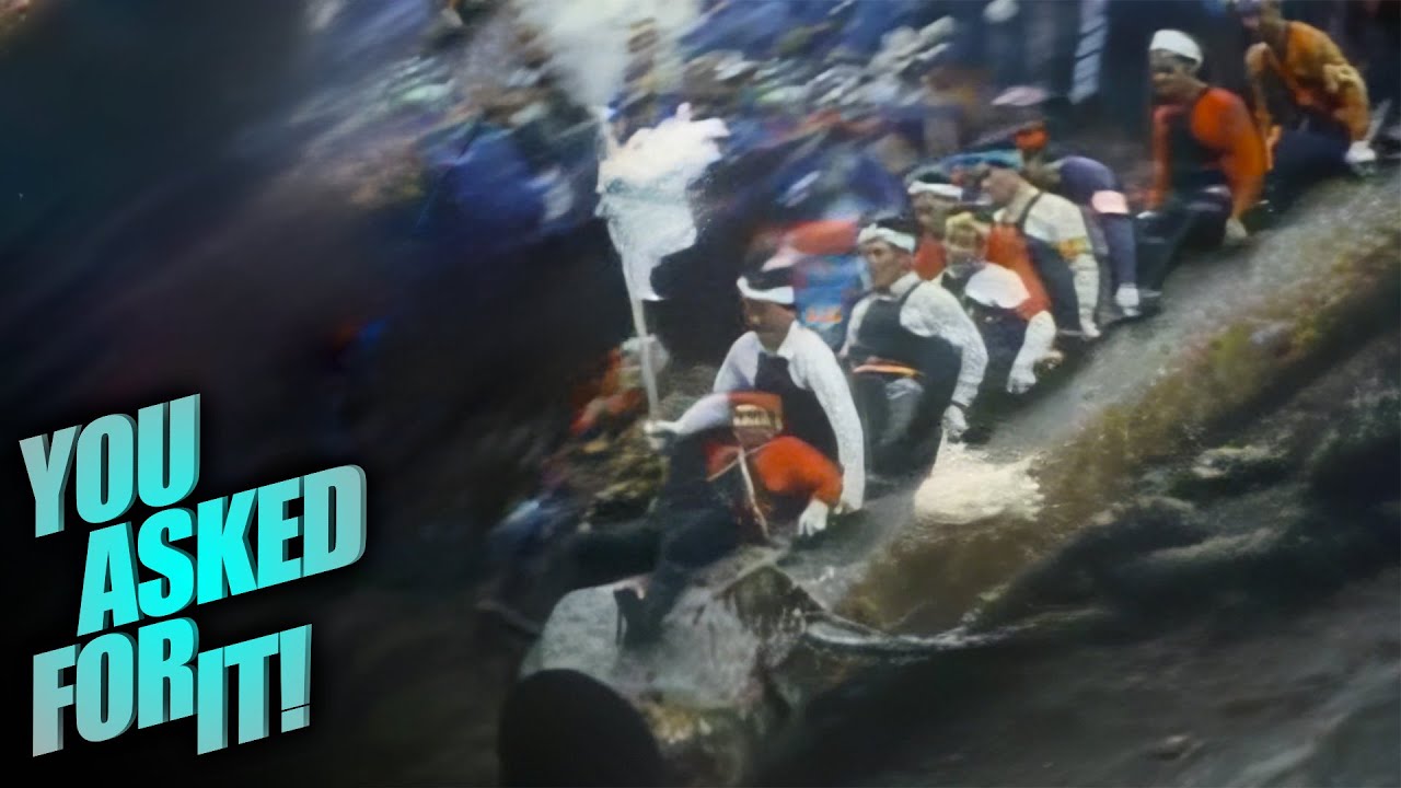 Giant Log Riding at Japan's Onbashira Festival | You Asked For It