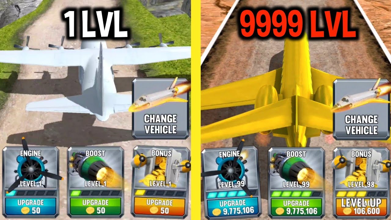 MAX LEVEL in Crazy Plane Landing