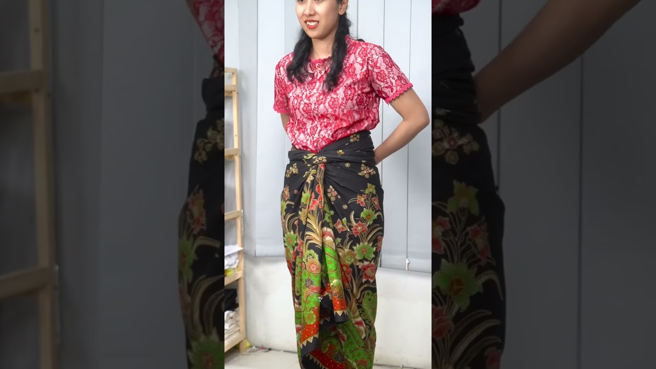 Tutorial rok lilit kain batik