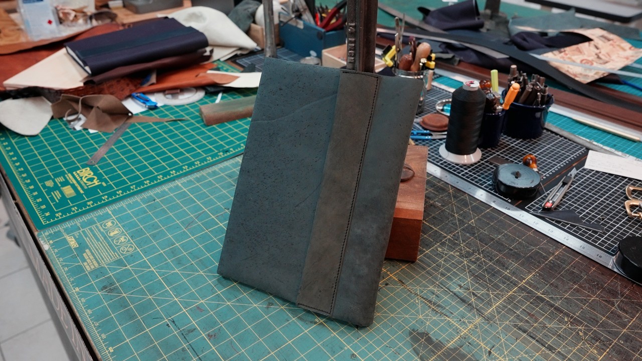 Making a Handmade Leather Book Cover | The Leather Trading Co.