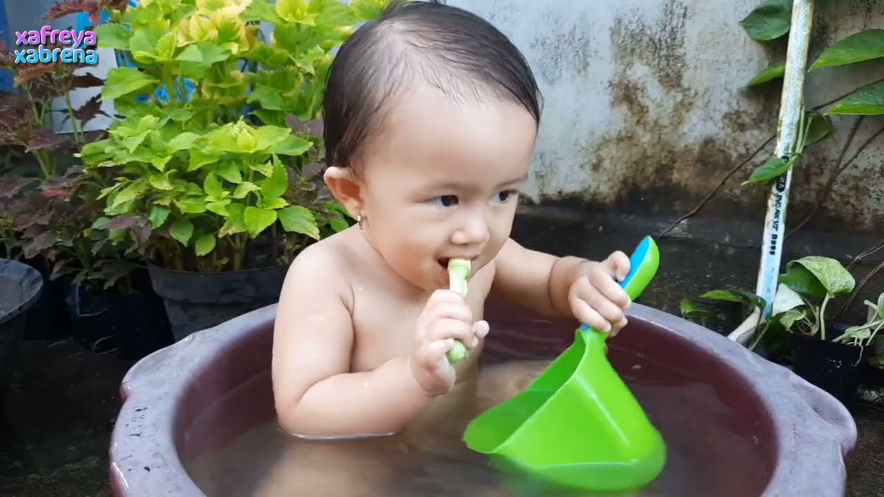 KYME XAFREYA | MANDI ADALAH HOBBY KU | Edisi Bayi Mandi