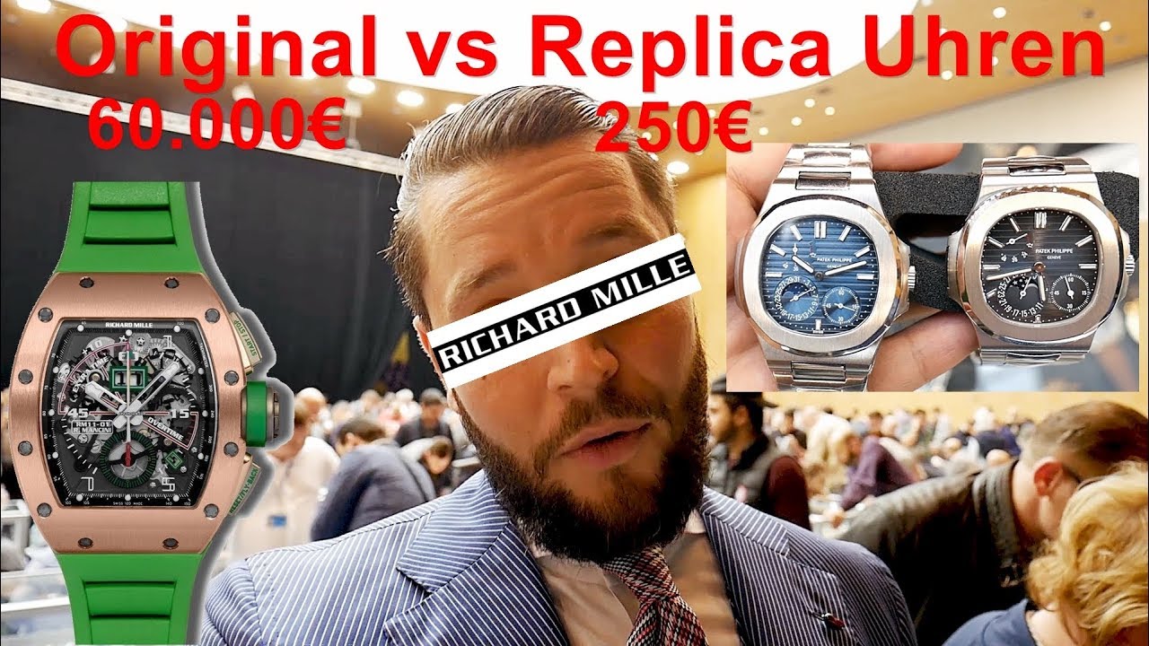 Messe M&uuml;nchen: Original 60.000&euro; Uhr vs. 250&euro; Replica | #58