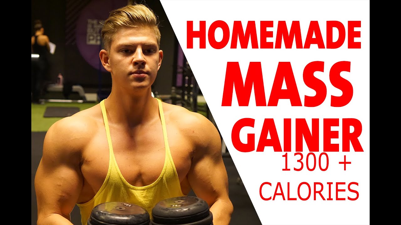 Homemade Mass Gainer Shake For Gaining Muscle (1300+ Calories)