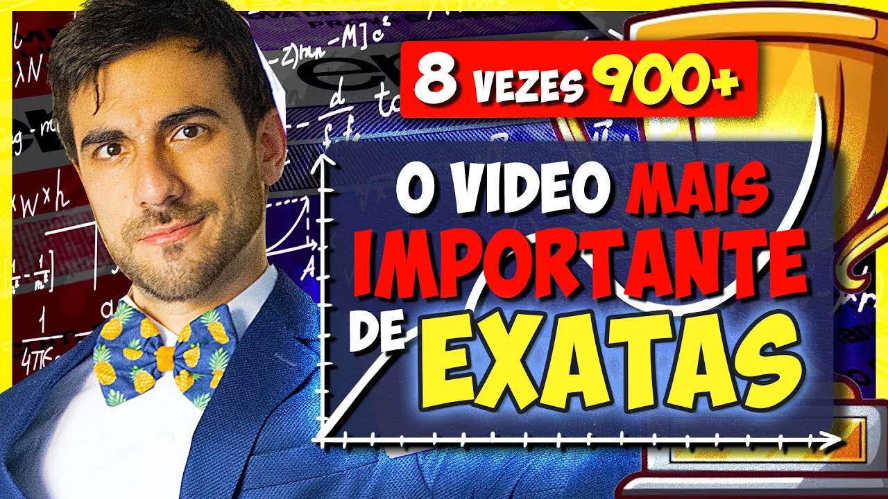 🏅 Meus TOP MACETES de Exatas para GABARITAR 2x NO ENEM (Notas 975 e 961) - Matem&aacute;tica e Natureza