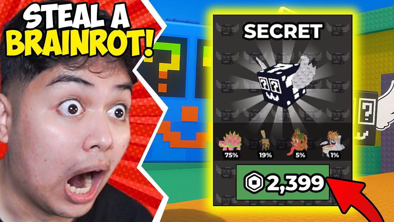 OPENING SECRET BLOCK IN STEAL A BRAINROT! | Steal a Brainrot #15
