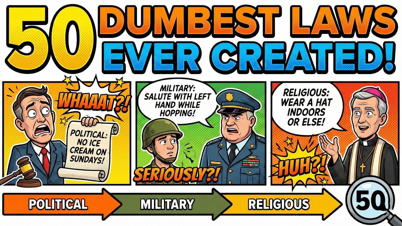 50 Dumbest Political, Military, and Religious Laws Ever Created