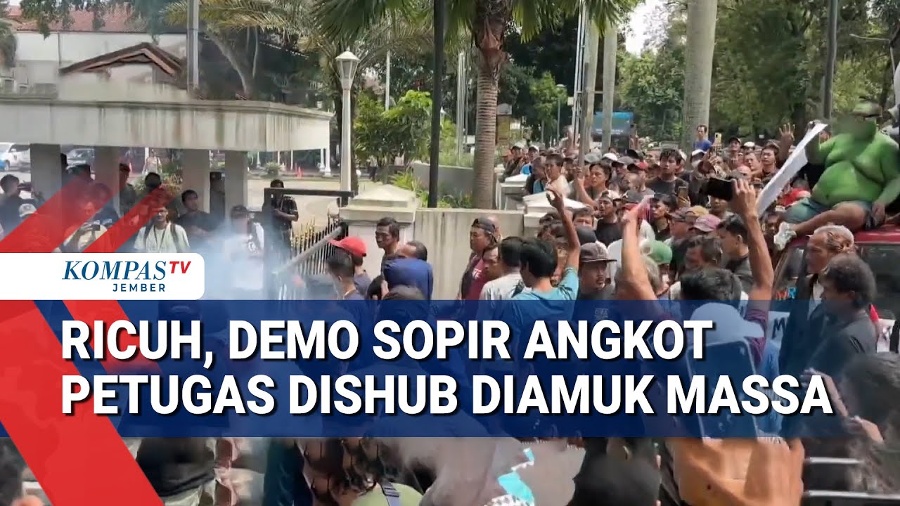 Ricuh di Balai Kota Bogor! Sopir Angkot Serang Petugas Dishub