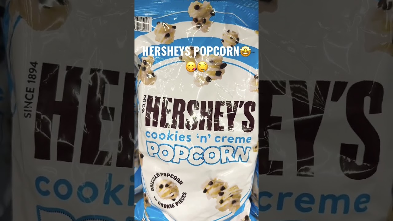 HERSHEY&rsquo;S POPCORN 🤩😋🤤 #hershey # #food #foodie #foodlover #yummy #sweets #chocolate #candy #pop