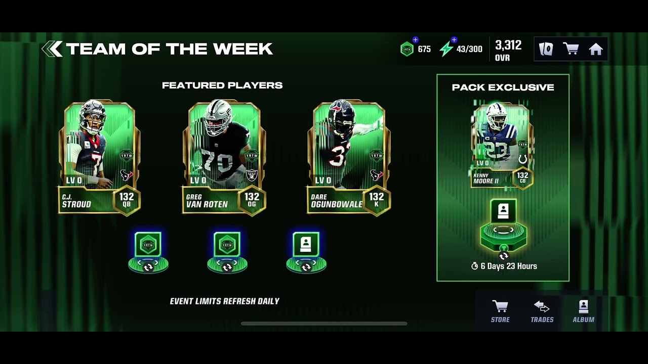 New TOTW cards in Madden Mobile
