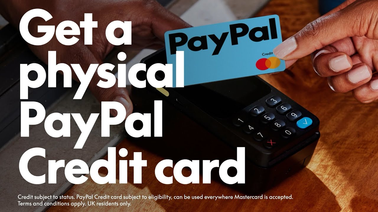 How to get a physical PayPal Credit card