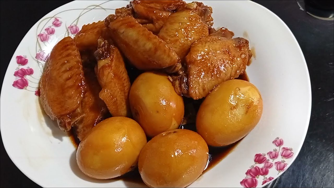 Simmered Chicken Wings in Soy Sauce Recipe | Chicken Wings Recipe