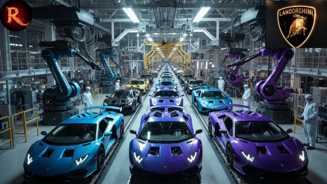 Inside a Modern Lamborghini Factory – How Supercars Are Made🚗 🏎️ 🚘 🚙 🚖Future Car Factory Production