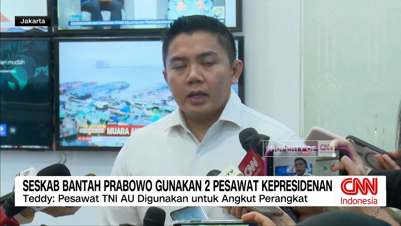 Seskab Bantah Presiden Gunakan Dua Pesawat Saat Lawatan Luar Negeri
