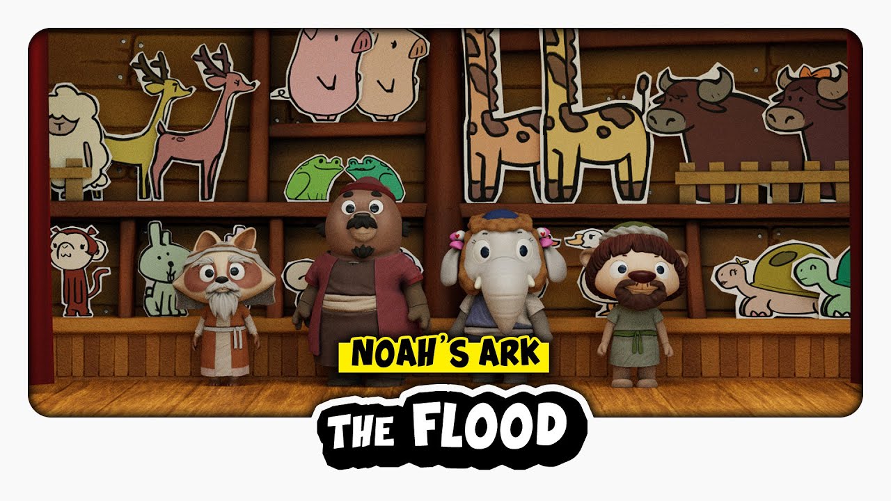 The Tinies - Episode 04 || The Flood - Noah’s Ark || (Bible Story | Bible Animation)