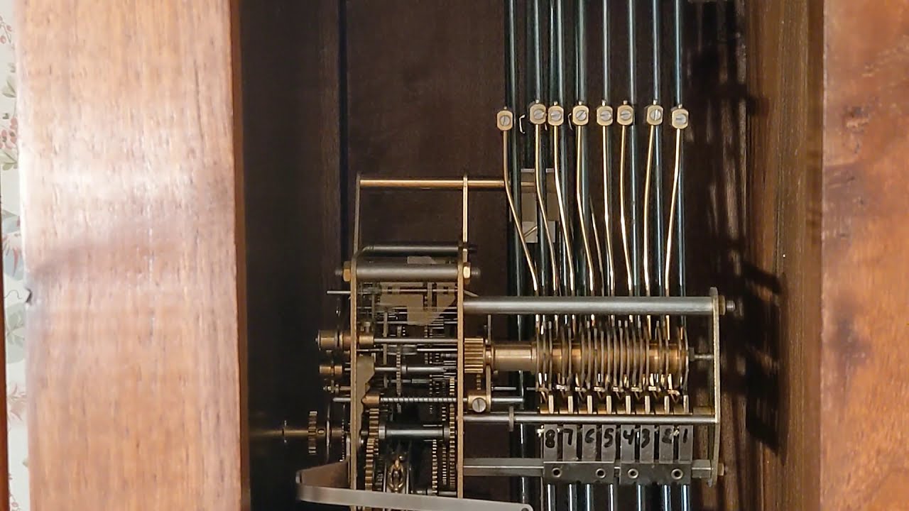 Hermle Grandfather clock weight driven movement