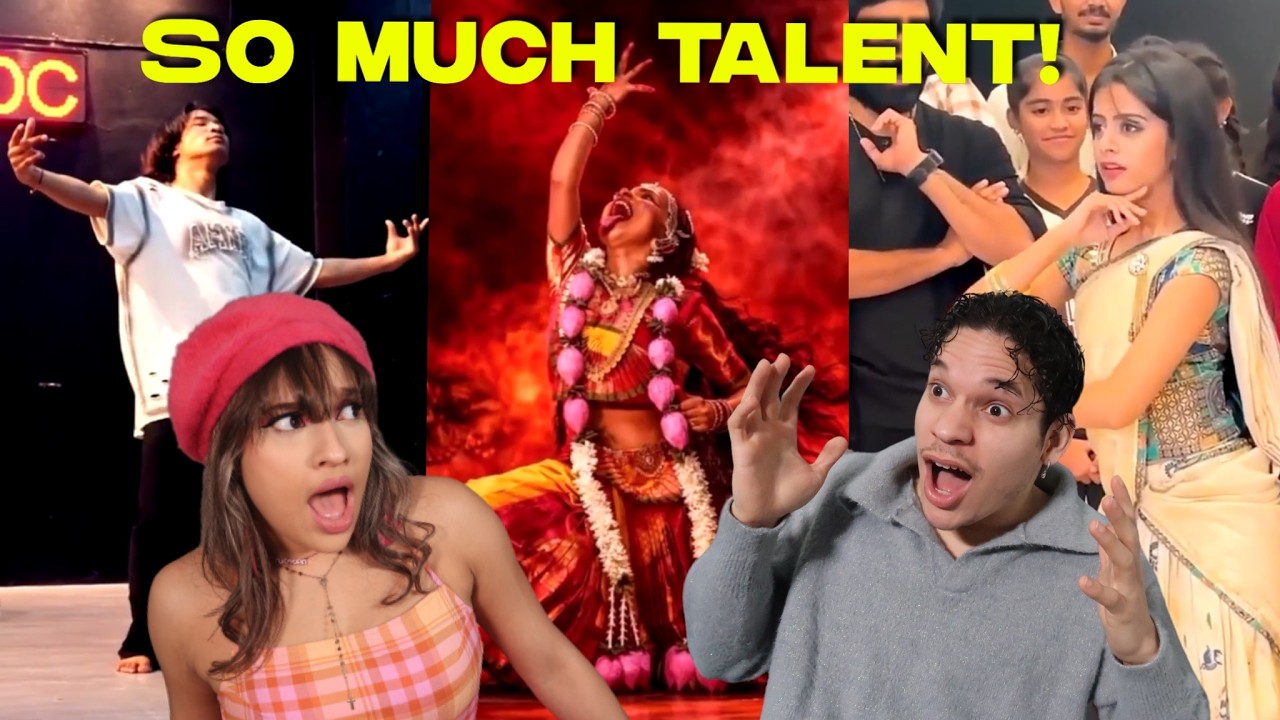 So everybody dances in India and they are FIRE! Latinos react to Indian Dancers who went Viral on IG