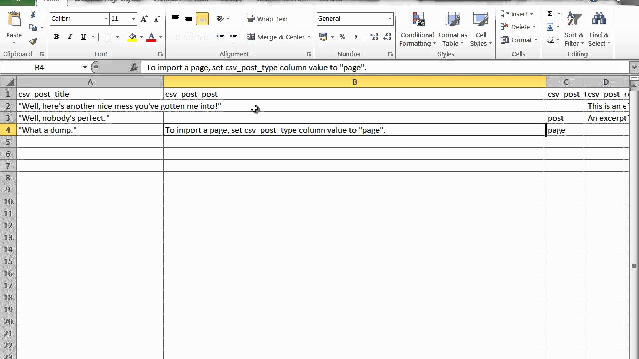 CSV Importer for Wordpress