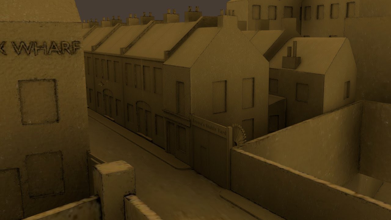 Bucks Row, Whitechapel -  Jack The Ripper 3D locations