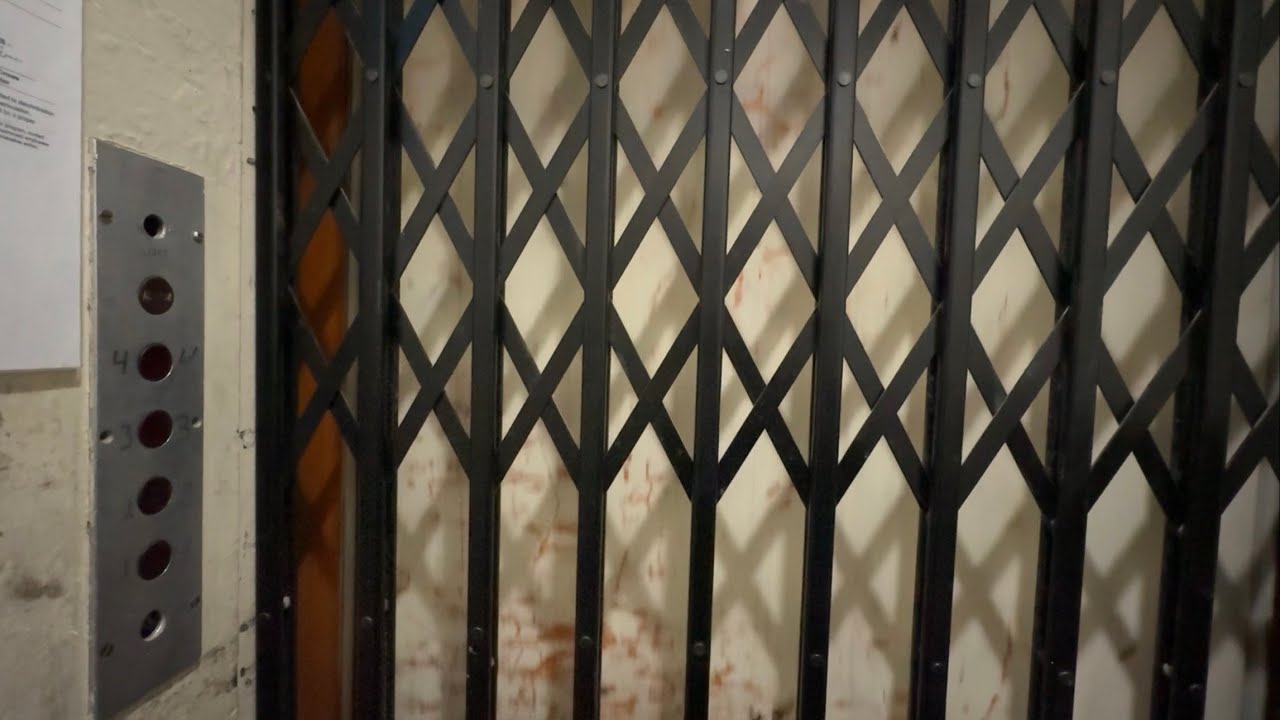Amazing, but SUPER TINY Antique Traction Gated Elevator at Caldwell Hall, CUA in Washington, DC.