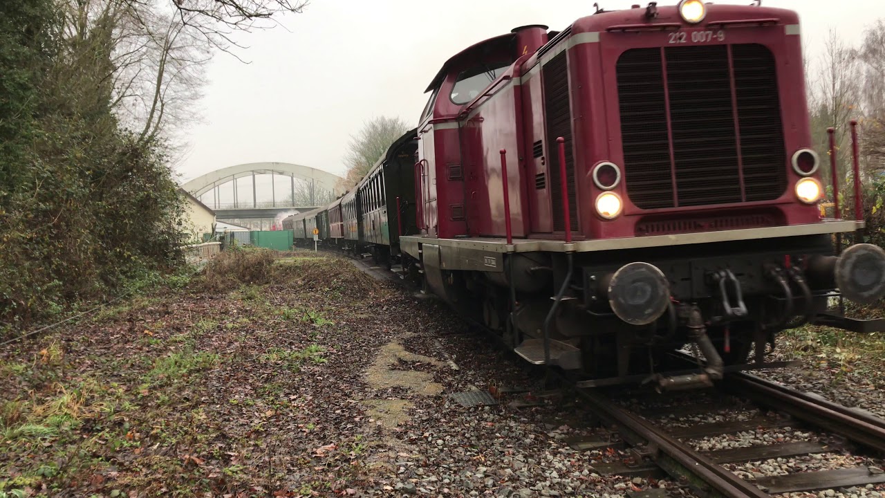 Nikolausfahrt mit V212 vom Eisenbahnmuseum Bochum Dahlhausen