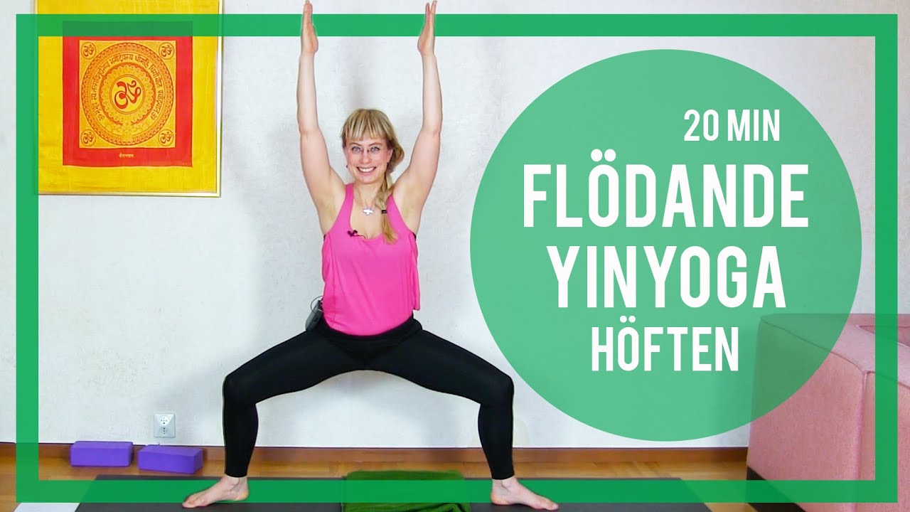FLÖDANDE YINYOGAPASS fokus på höften i 20 minuter med yogapass nybörjare