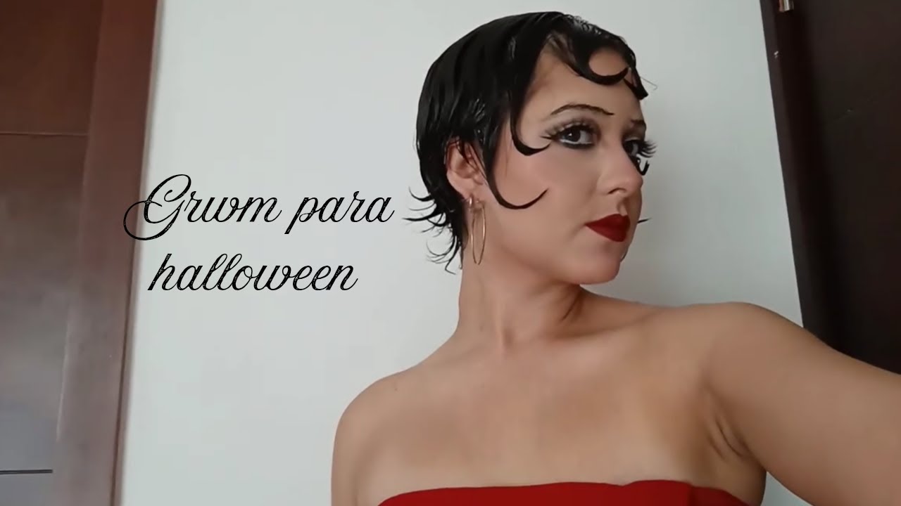 grwm para halloween 🎃🕷️👻⚰️🕸️🦇
