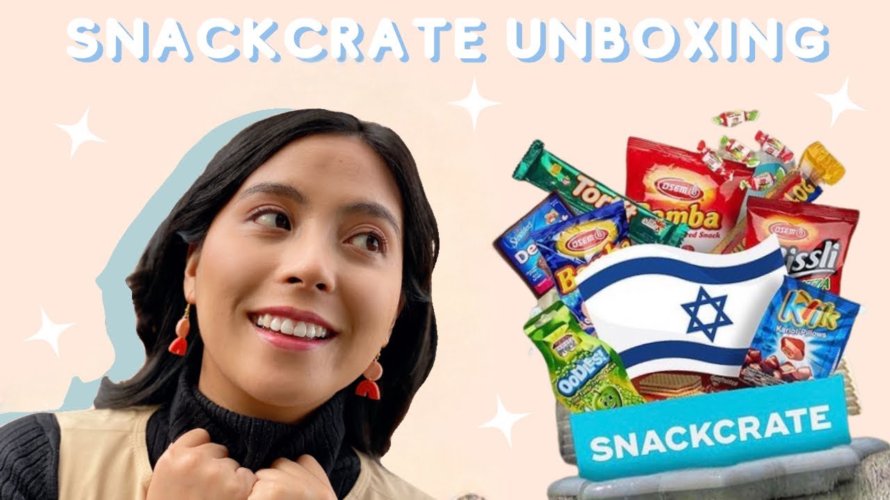 Filipina American Tries Israeli Snacks For The First Time! 🍪 | Snackcrate Unboxing 2021!