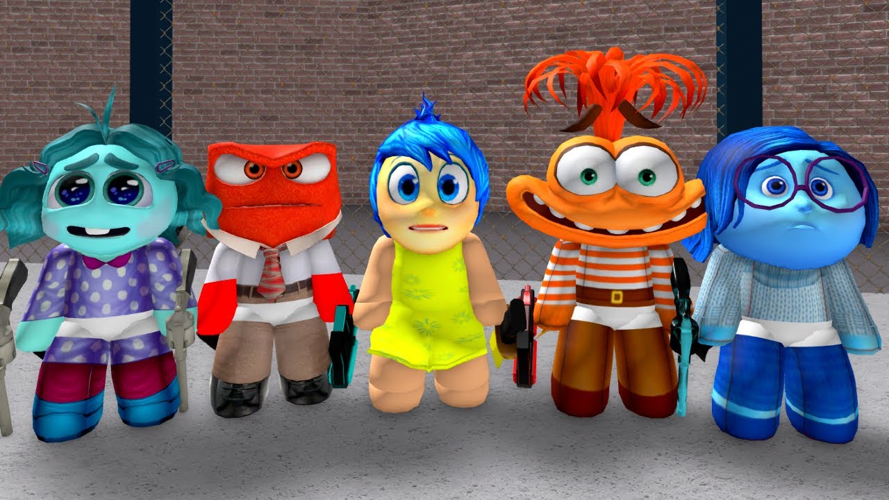 Becoming INSIDE OUT PLUSHIES in Murder Mystery 2!