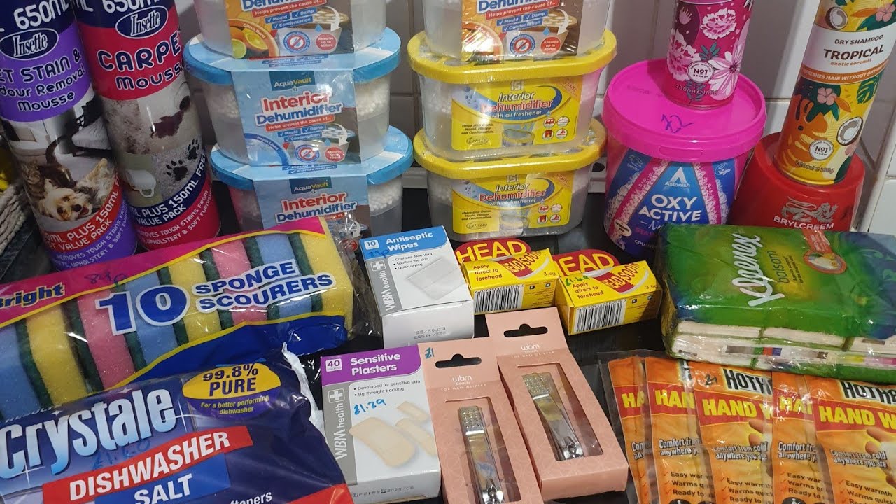 Prepping for a hard winter haul from Savers. health, hygiene and home products with prices