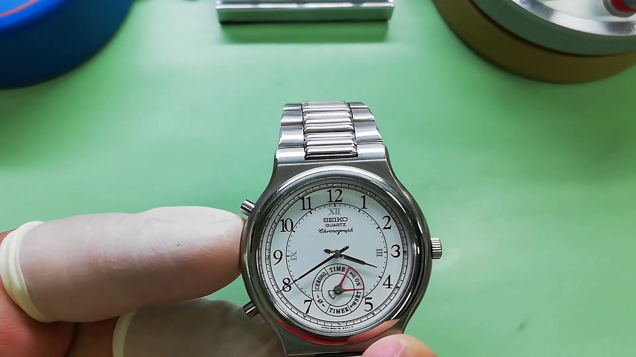 SEIKO 8M25  ajuste de aguja y funciones de el reloj.