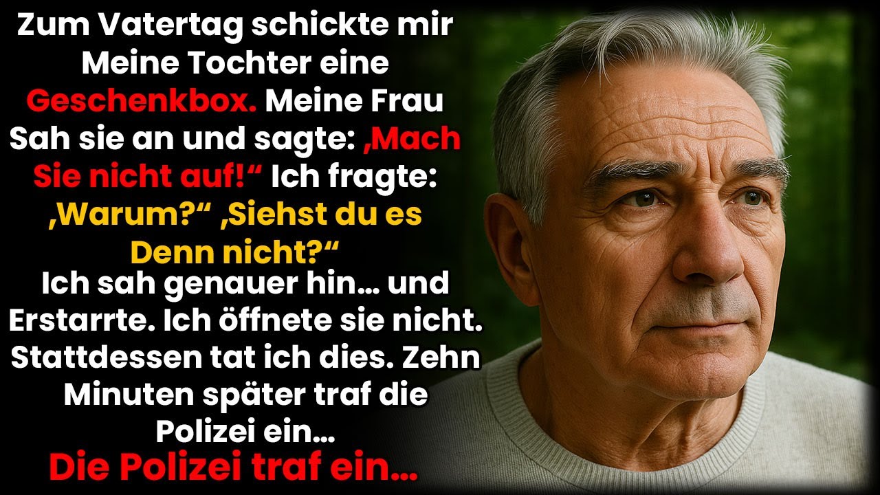 Zum Vatertag bekam ich ein Paket von meiner Tochter – meine Frau schrie „Öffne es nicht!“