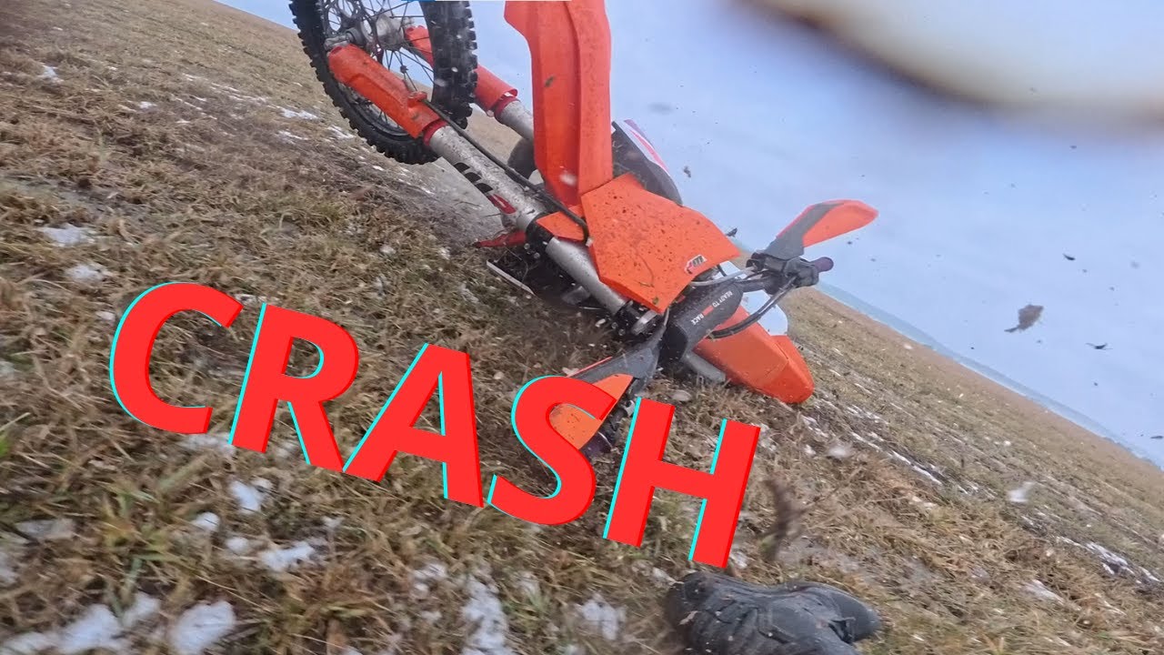 ZIMNÍ ENDURO , zmrzlé VÝJEZDY🥶,  PÁD?!🤕