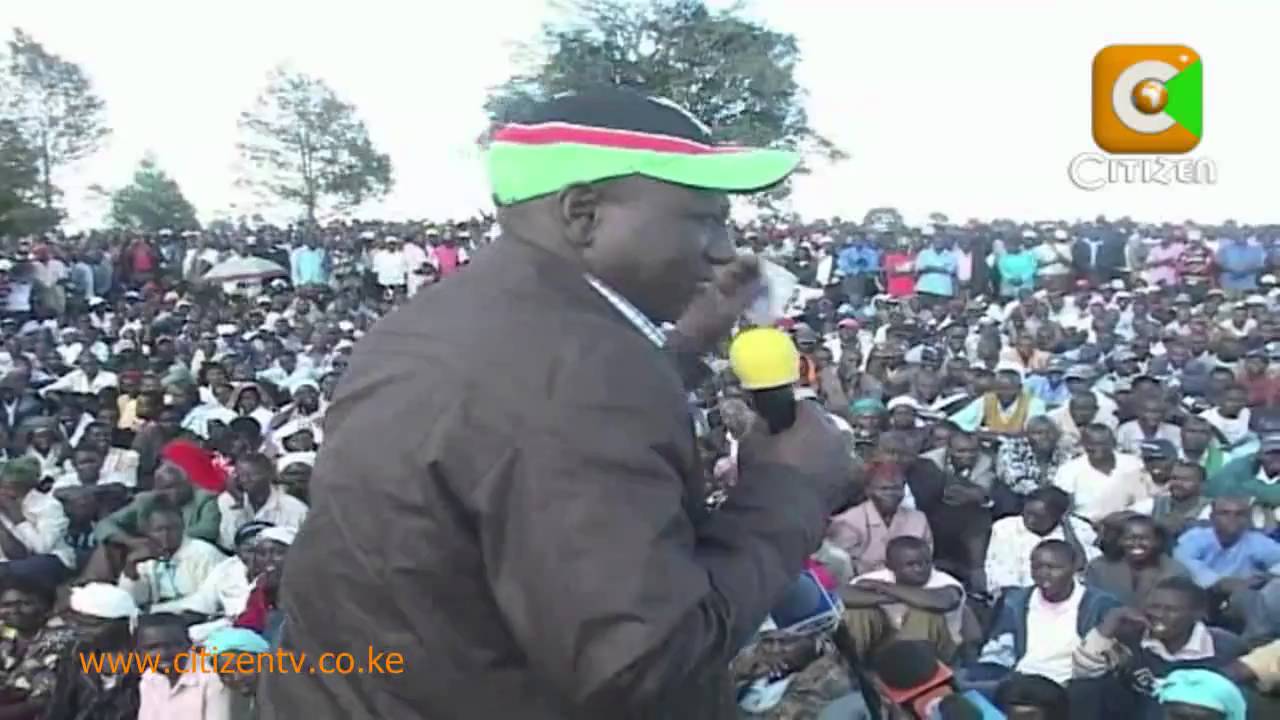 Ruto and Sally in Aldai on Kibaki Appointments