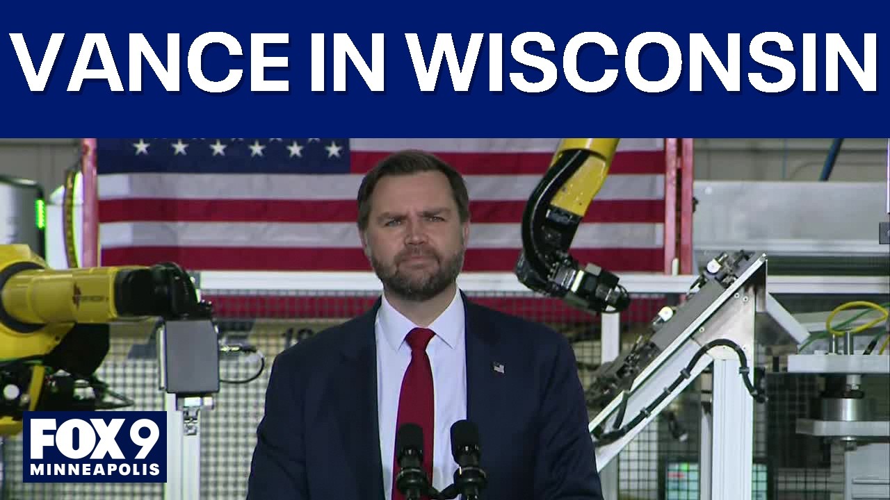 LIVE | Vance speaks at machining facility in Plover, Wisconsin