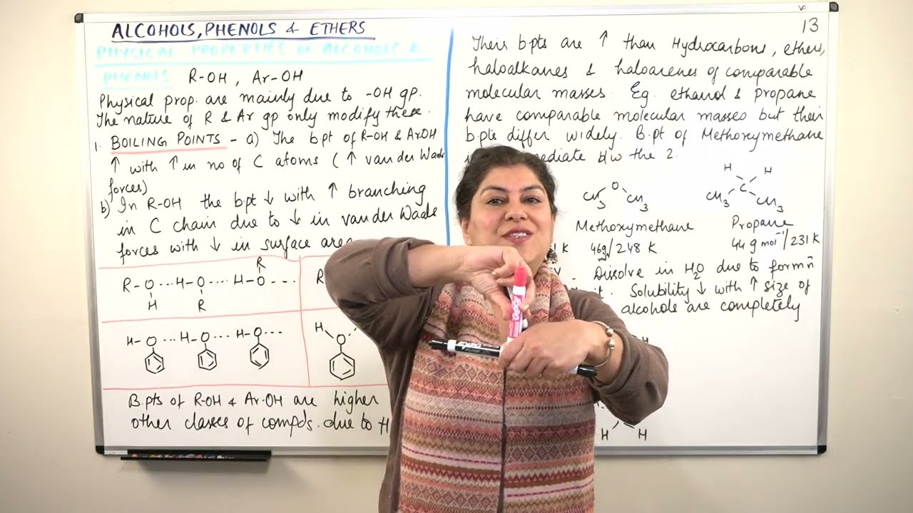 XII-11#13, Physical Properties of Alcohols and Phenols