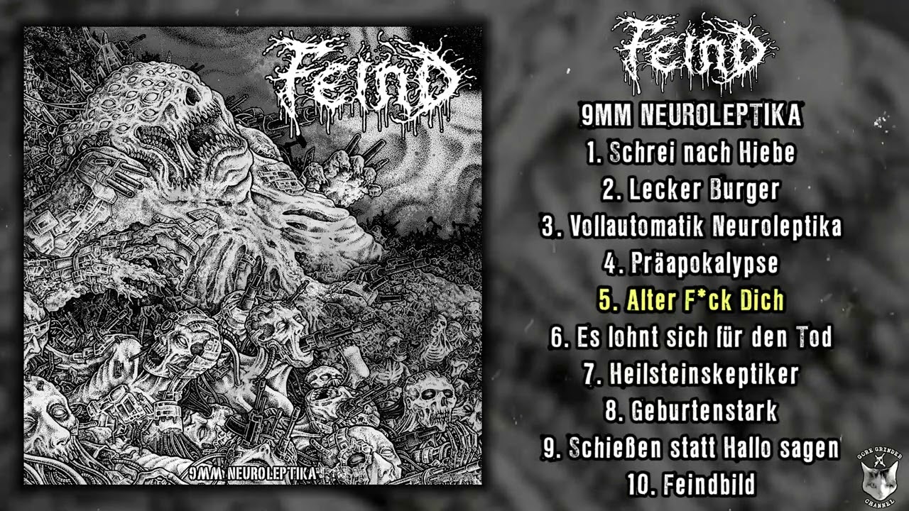 Feind - 9mm Neuroleptika MC FULL EP (2025 - Technical Deathgrind)