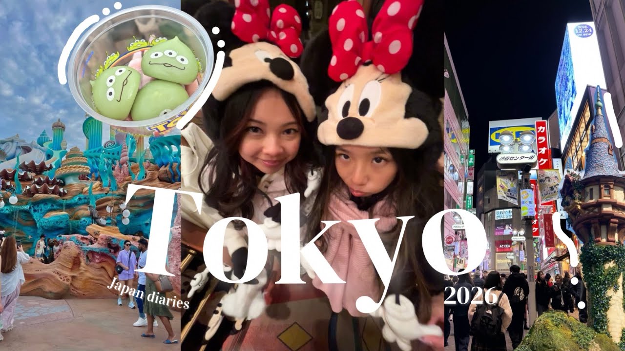 Jet-lagged in Tokyo DisneySea || Japan 2026 Diary 𓏲 ๋࣭ ࣪ ˖🎐