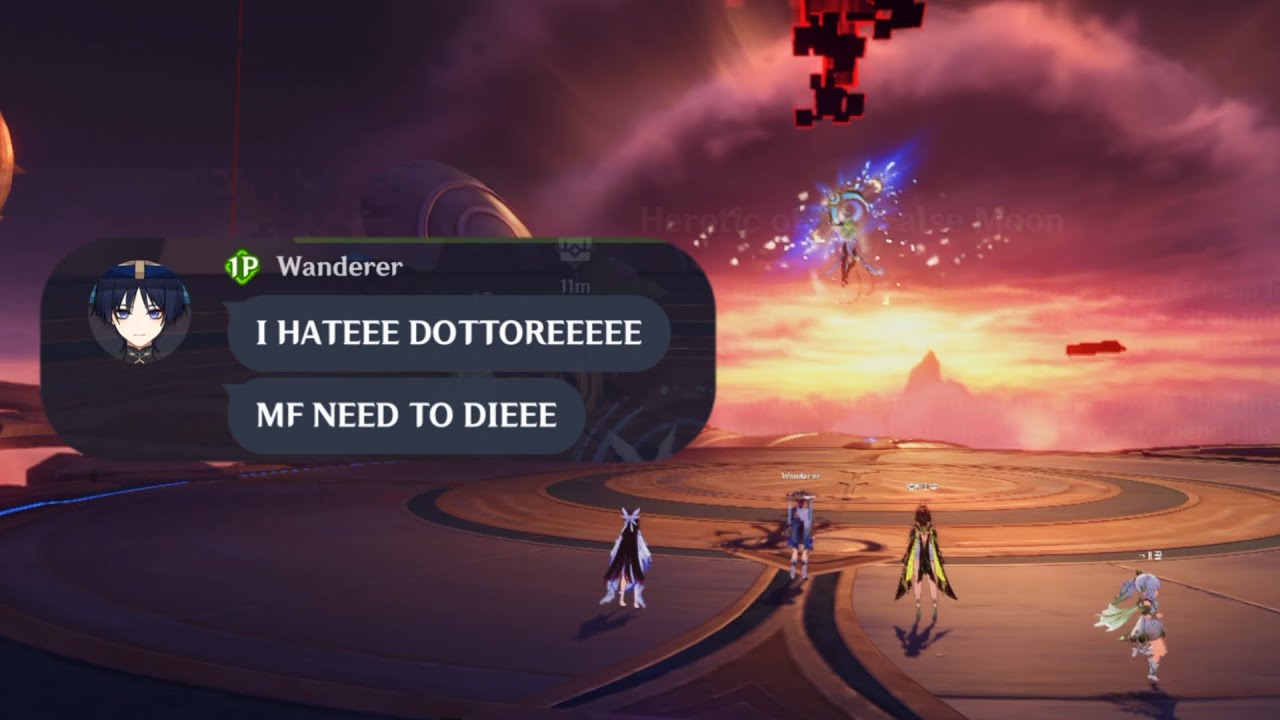 Why Wanderer’s Voice Lines Hit Different Against Dottore? 😳