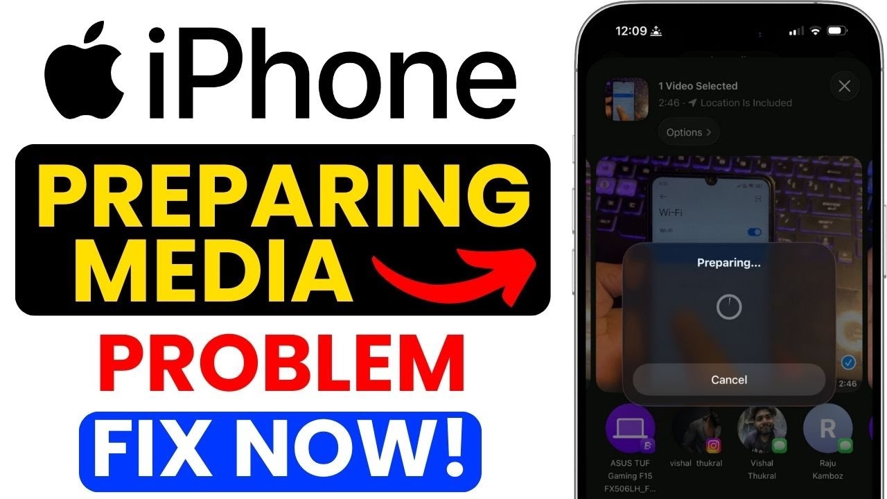 iPhone Preparing Media Fix &ndash; Photos Not Loading Solution &ndash; iOS Media Processing Problem Solved