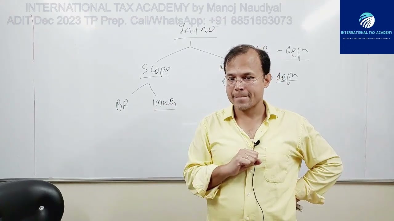 INTERNATIONAL TAX ACADEMY-Business Restructurings -TP Aspects 